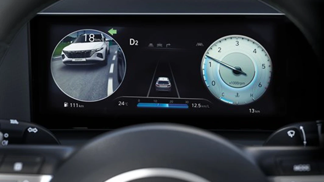 Hyundai Tucson Interior 2024 Digital Cluster Phev T2p Beauty Svm Edit